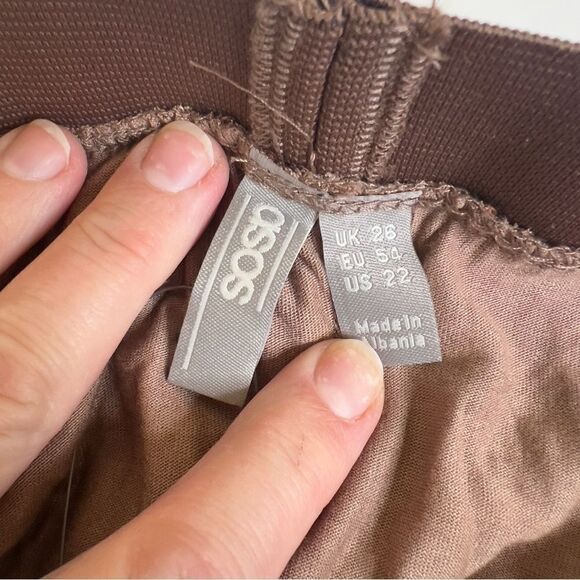 Nwt ASOS Womens Lined Sequins Embellished Sparkle Pencil Midi Skirt Size 26 - Picture 10 of 10